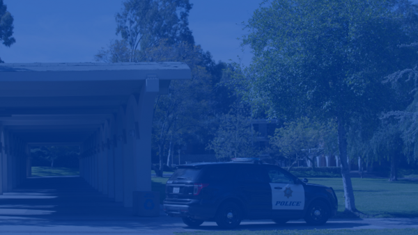 Blue Overlay Police