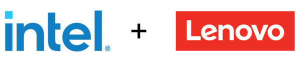 Intel and Lenovo Logo