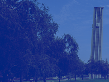 Blue Overlay Belltower