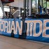 Dorian Tide's stage banner.