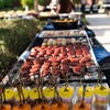 Buffet selection at the welcome reception.