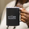 Close-up shot of a UC Tech-themed mug.
