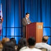 UC Riverside Vice Chancellor for Research and Economic Development, Rodolfo Torres, speaking at the conference welcome.