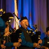 UC Riverside Pipe Band performing on stage.