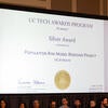 Photo of the UC Tech Awards certificate.