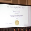 Photo of the UC Tech Awards certificate.