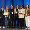 UC Tech Awardees smiling at the camera with UC CIOs.